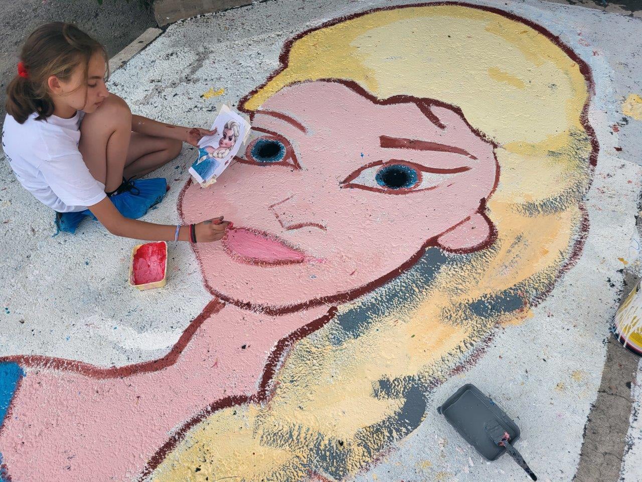 image Children bring superheroes to life through art at Larnaca airport