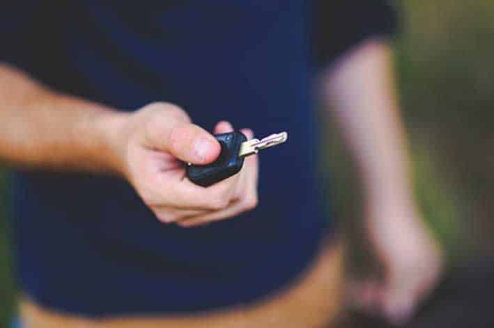 image Police investigating car theft, urge precautions
