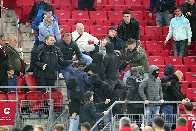 image Family of West Ham players attacked after victory in Netherlands