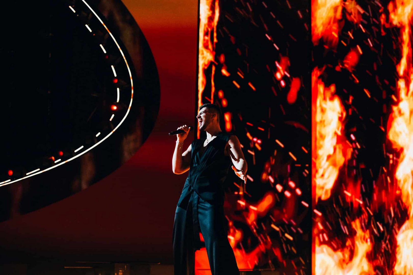 image Cyprus Eurovision entrant takes to contest’s stage