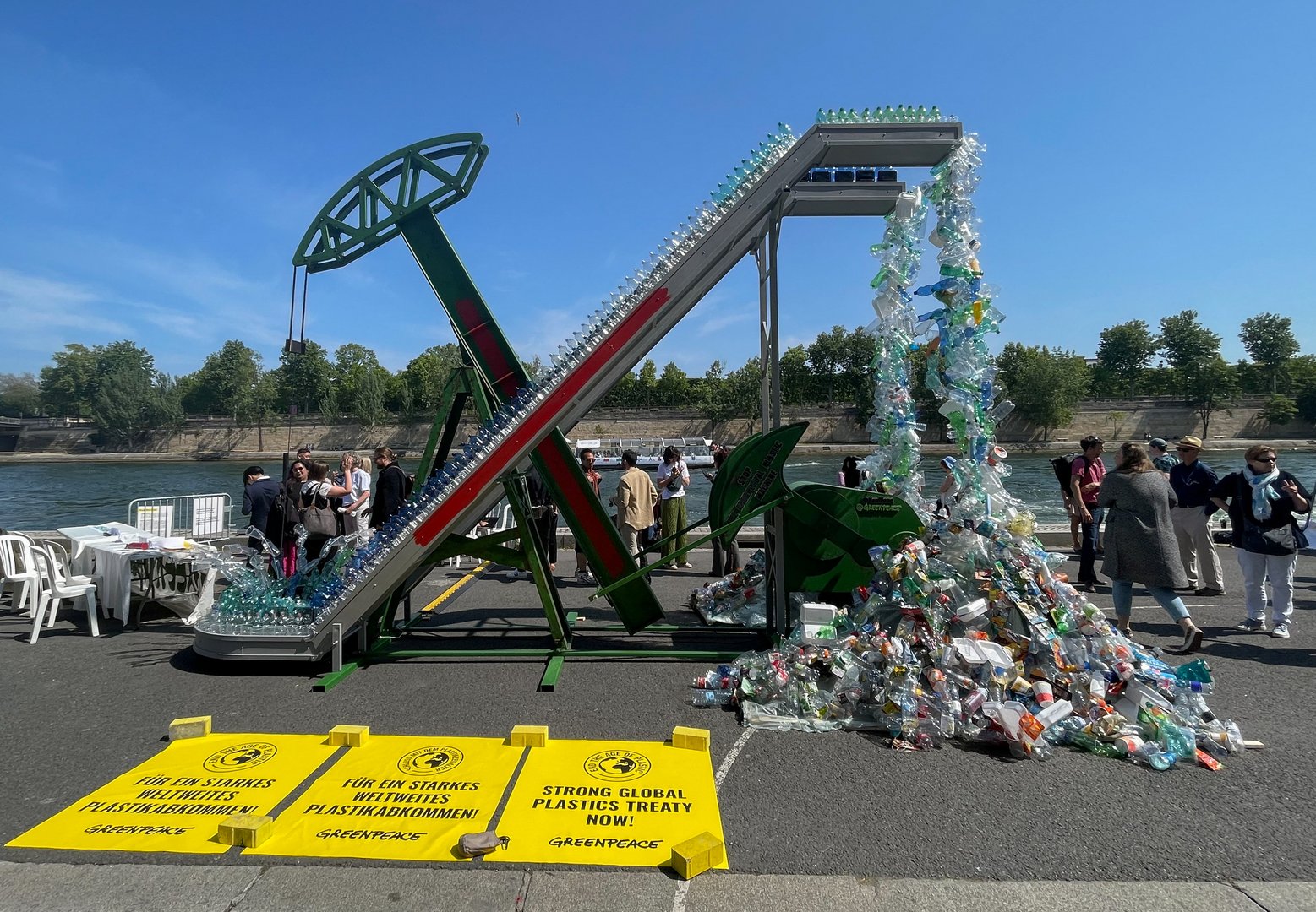 image Plastic recycling in focus as treaty talks get underway in Paris