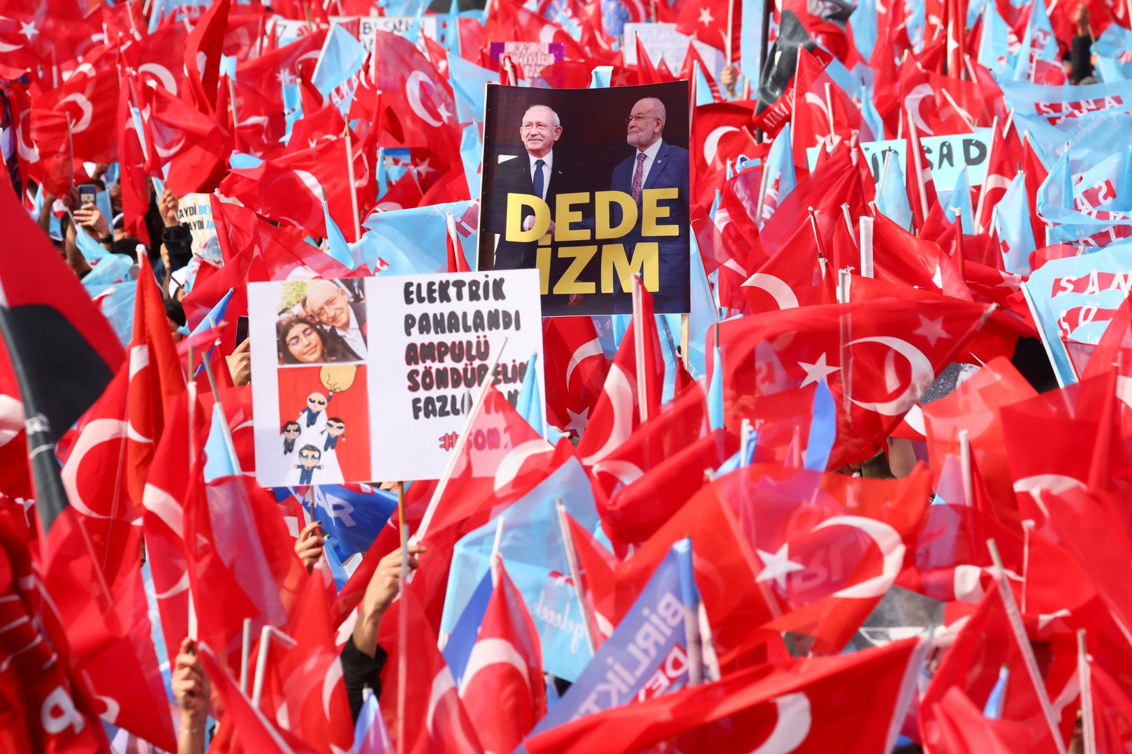 image Doctored video fuels tensions in Turkey&#8217;s close election race