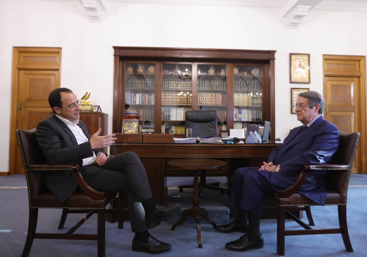 image Anastasiades satisfied with Christodoulides&#8217; policies, makes dig over AG spat