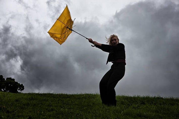 image Today&#8217;s weather: Mainly clear, strong afternoon winds