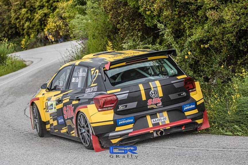 Petrolina Racing Team Alexandros Tsouloftas and co-driver, Stelios Elia. Photos: S&M PICS, GRally
