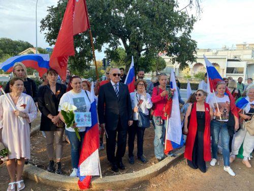 image Russian Ambassador praises Cypriots&#8217; fight against fascism during WWII