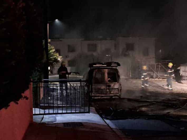 image Couple&#8217;s vehicles destroyed in suspected arson in Kissonerga