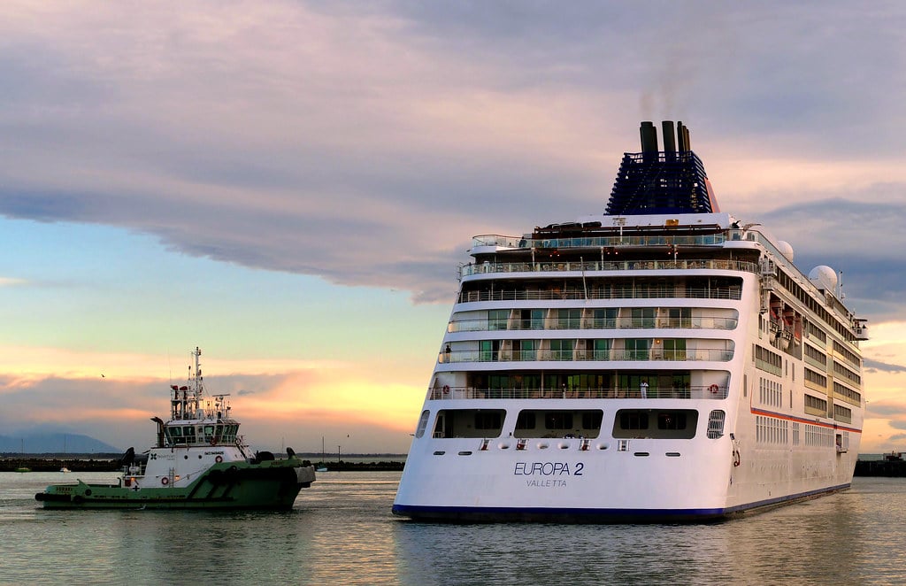 image Cruise ship makes Paphos port of call