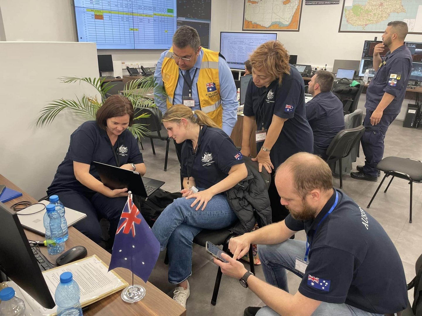 feature nick monitoring progress of military flights at the jrcc