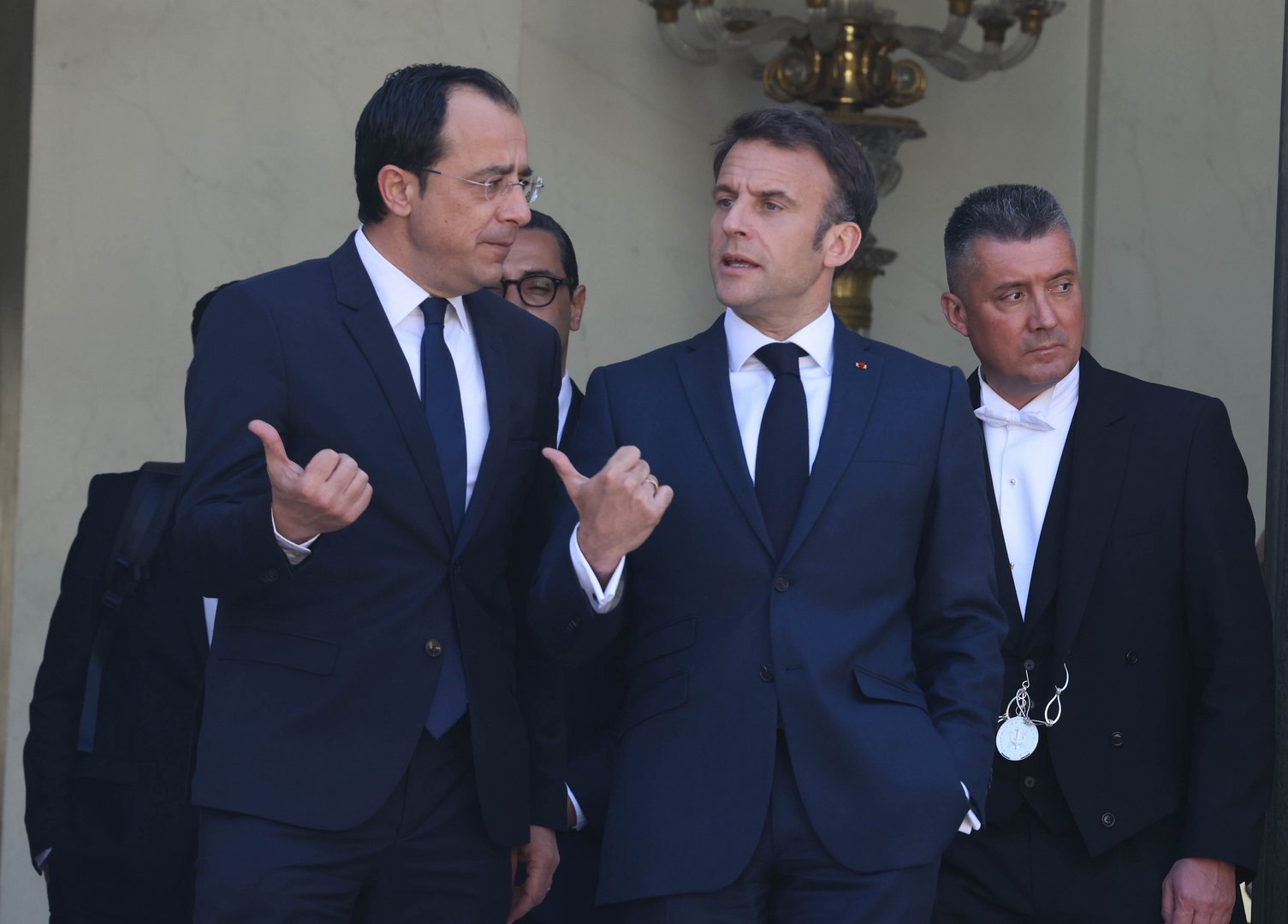 image Christodoulides meets Macron in Paris (Updated)