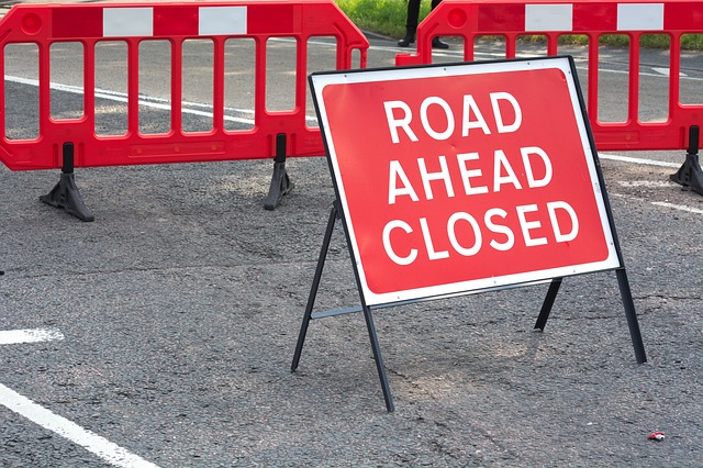 image Larnaca road closure warning