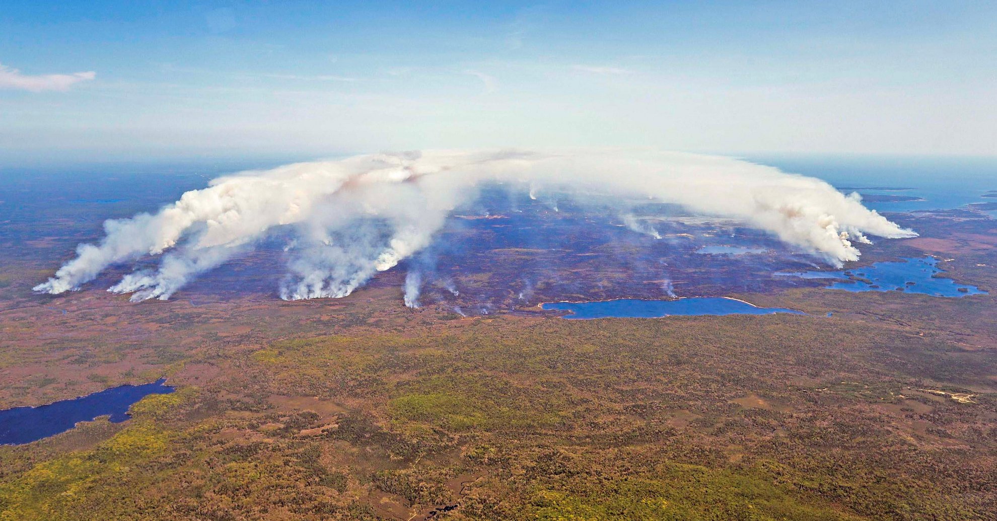 image Wildfires spread in eastern Canada, forcing evacuations in coastal Quebec
