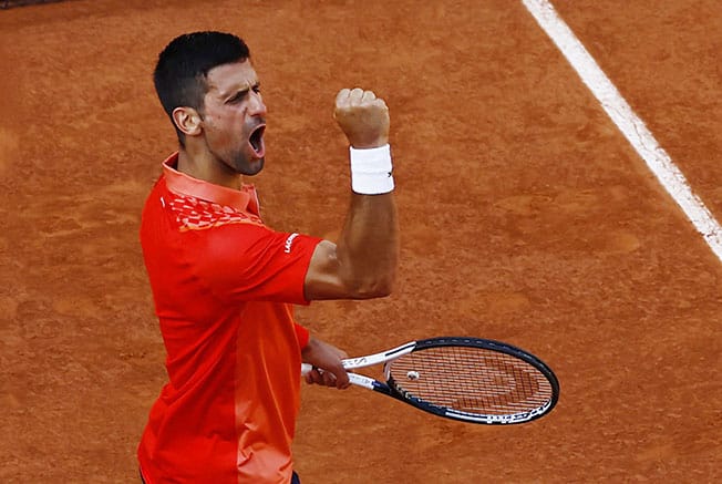 image Major 23 still on the cards as Djokovic springs into French Open semis