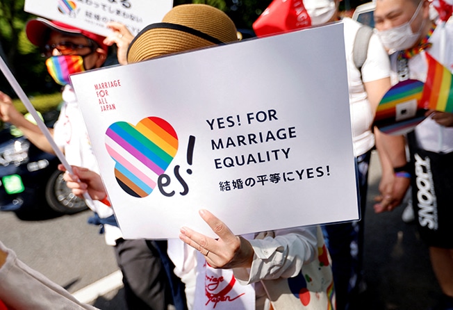 image Japan ruling on same-sex marriage disappoints but &#8216;a step forward&#8217;