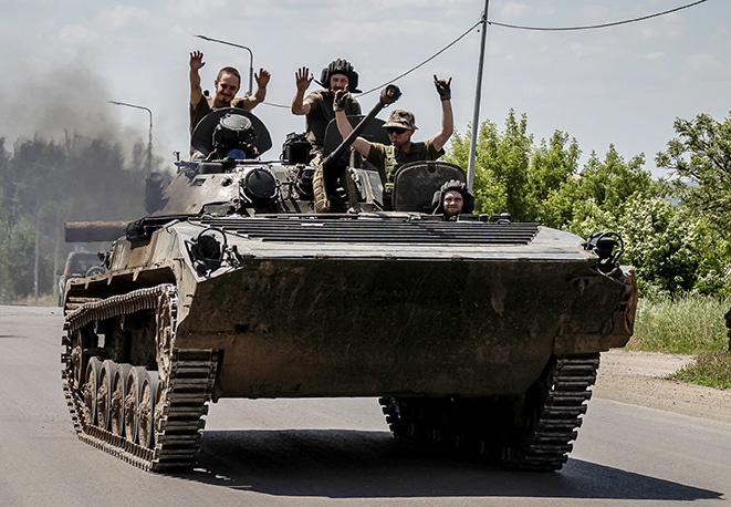 image Ukraine reports small gains in early stages of counteroffensive