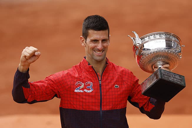image Djokovic wins record 23rd Grand Slam title
