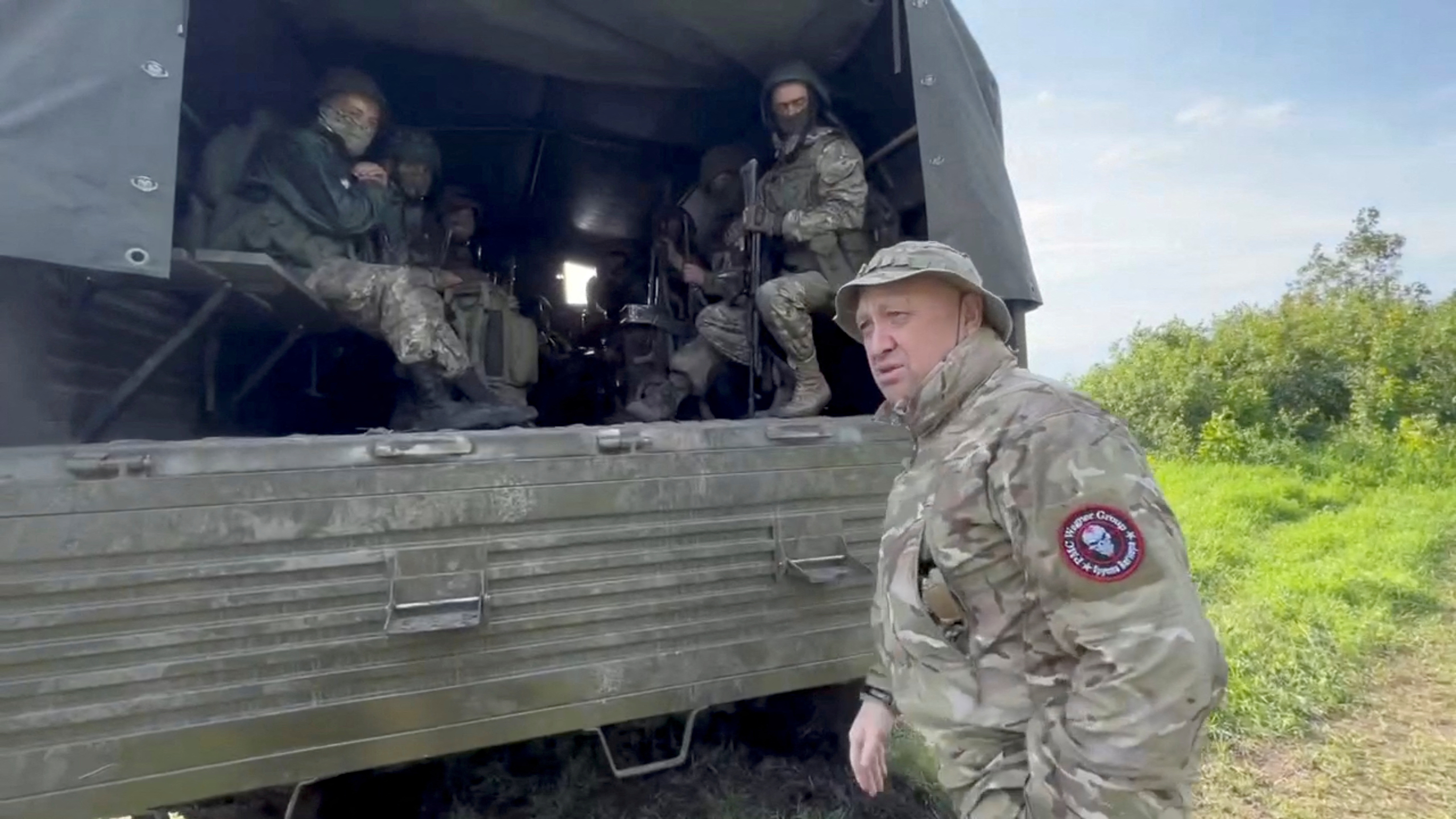 image Wagner head suggests his mercenaries headed for Moscow to take on army leadership