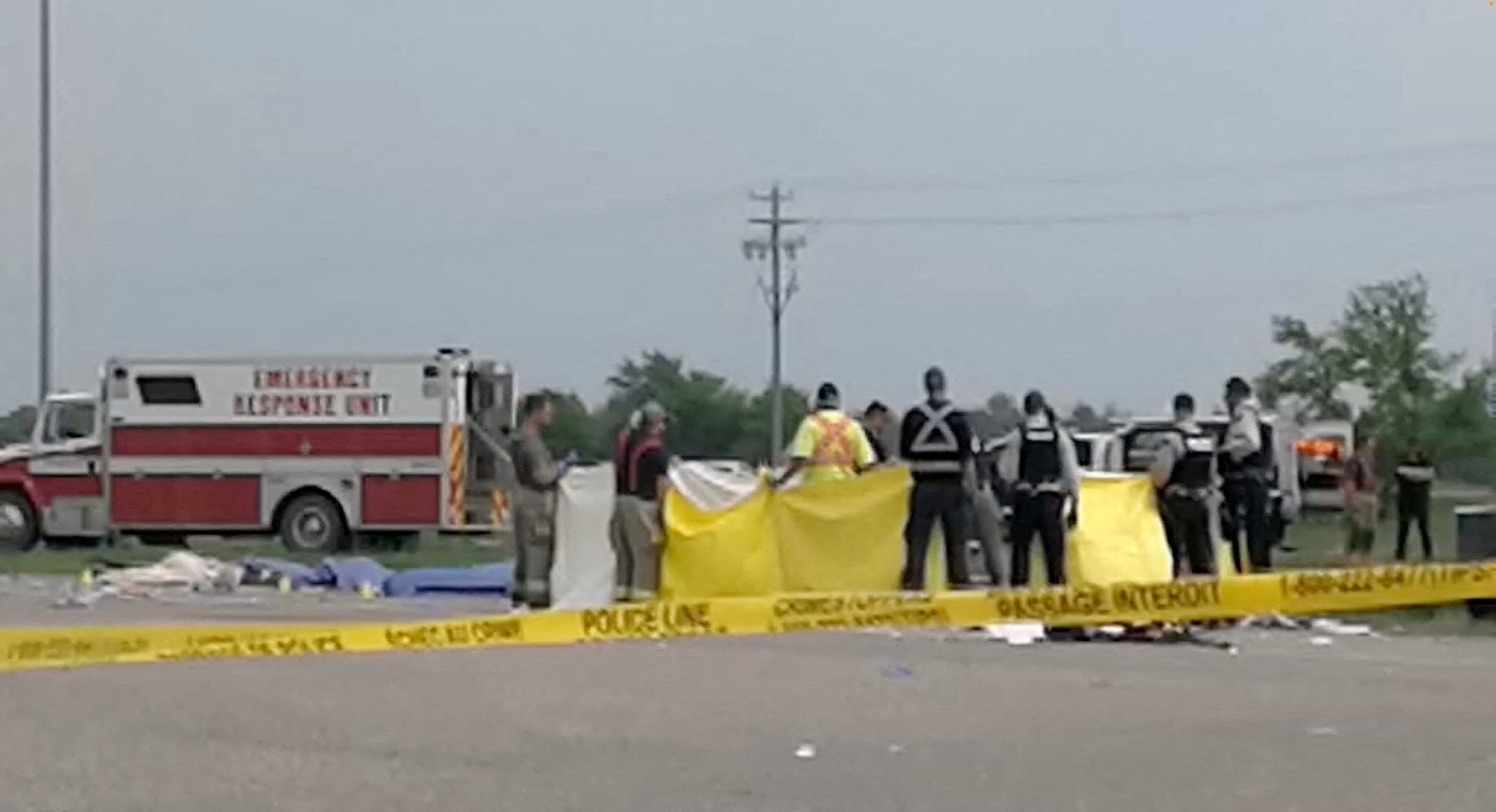 image Flags lowered, relatives brace for bad news as 15 elders die in Canada crash