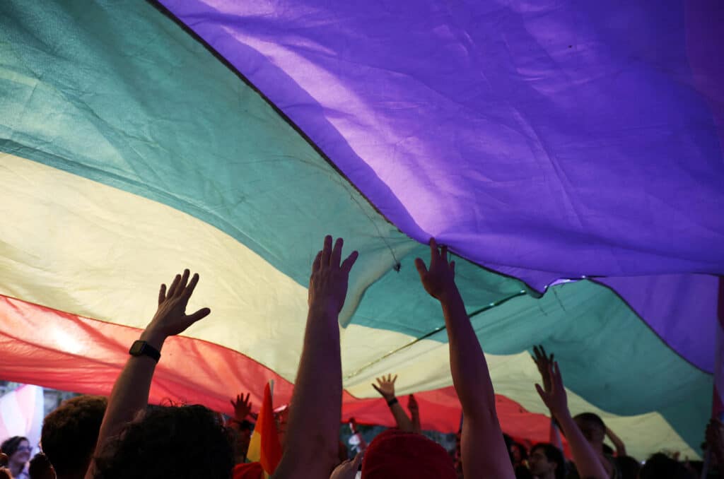 annual bi communal lgbtq+ pride at ledra palace inside the un buffer zone in nicosia