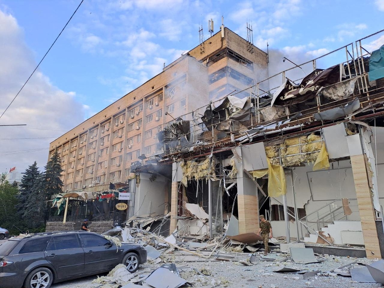 image Ukraine accuses man of treason over deadly Russian missile attack