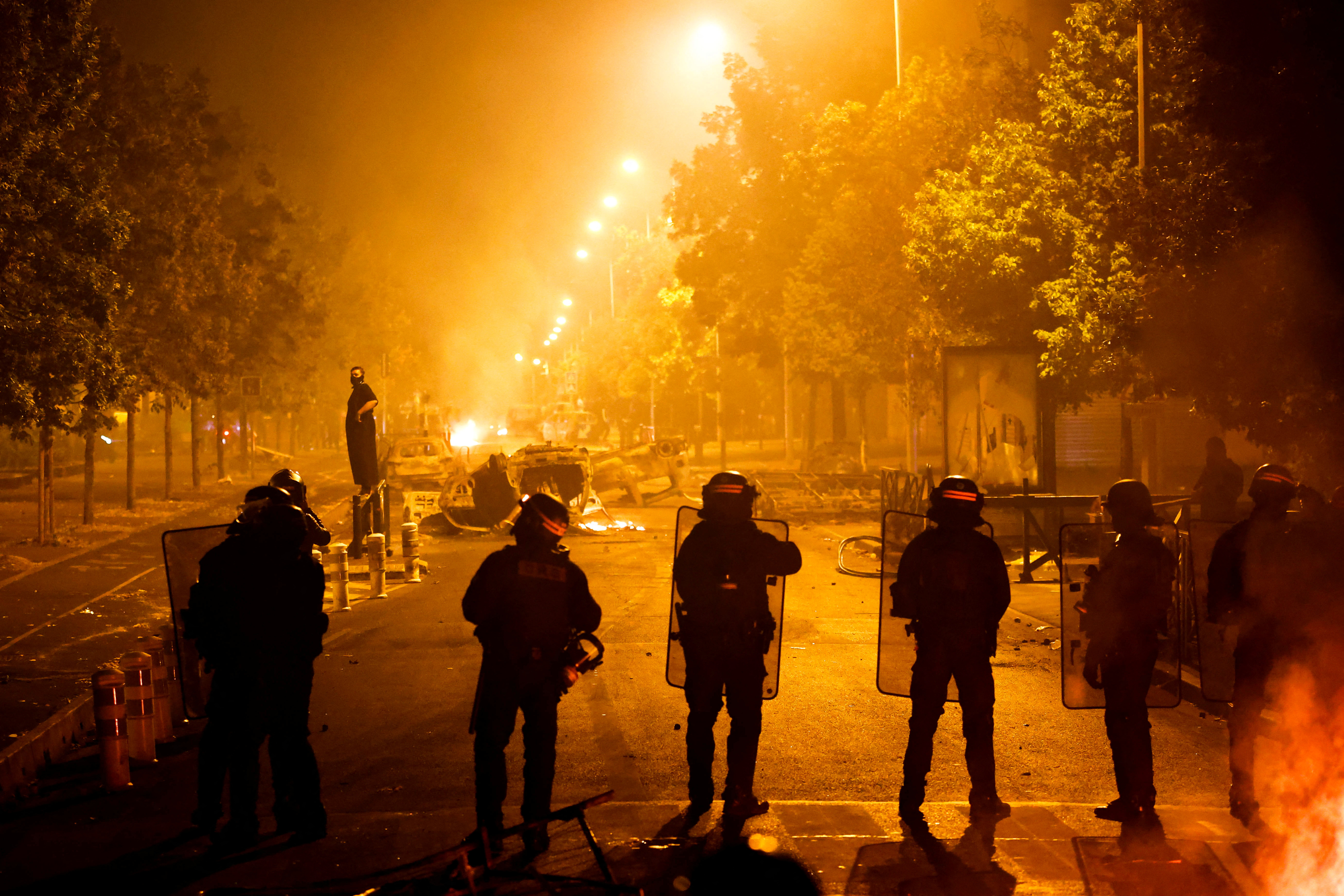 image Paris protest against police violence banned after riots