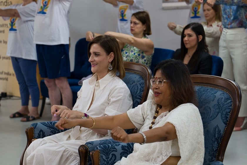 June 19, 2023 International Day of Yoga event at the Indian High Commission complex