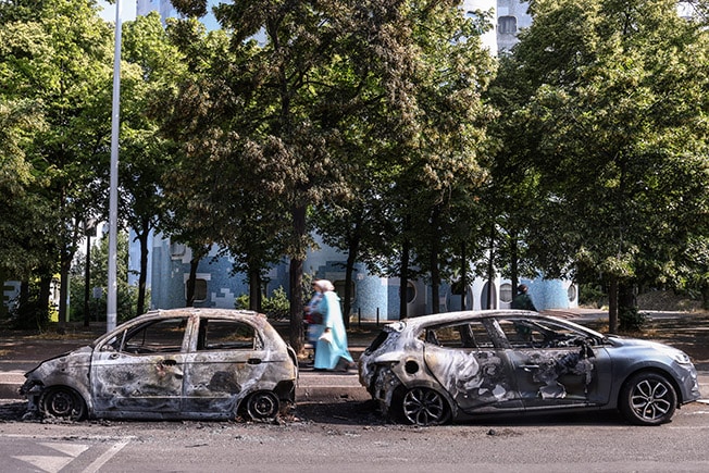 image Macron says police killing of teenager &#8216;inexcusable&#8217; after riots