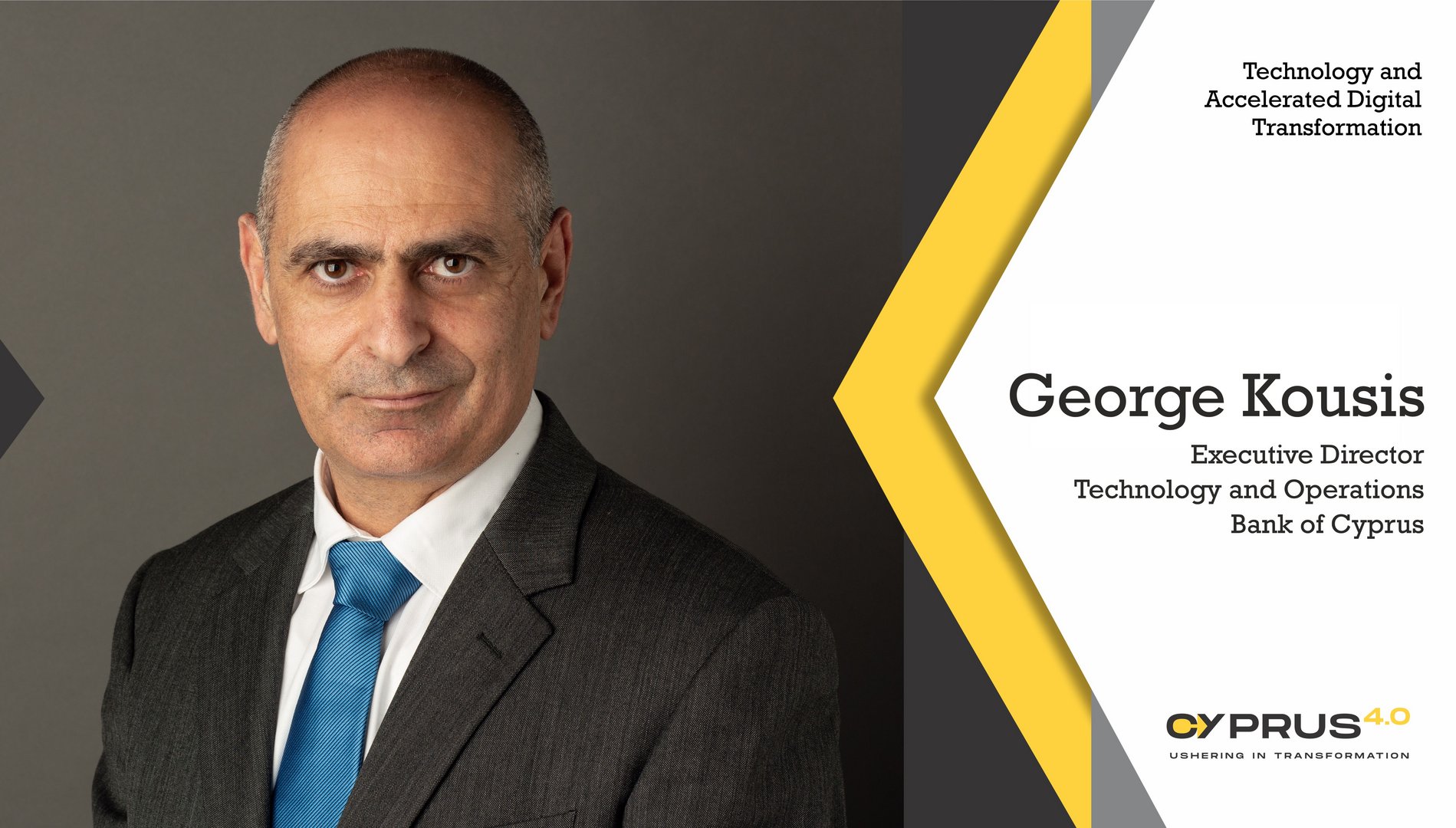 image George Kousis,  Executive Director Technology and Operations, Bank of Cyprus