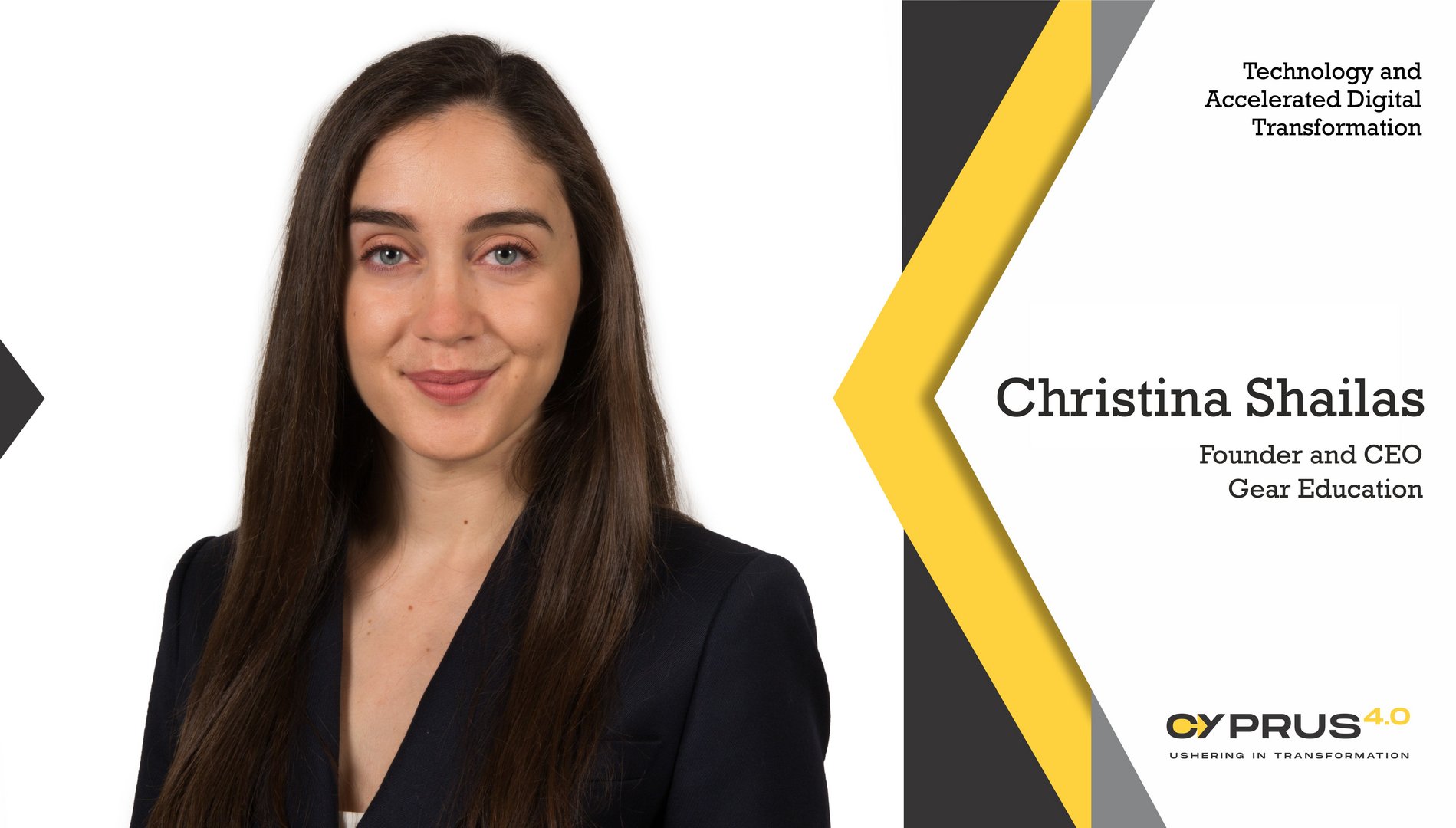 image Christina Shailas Founder and CEO, Gear Education