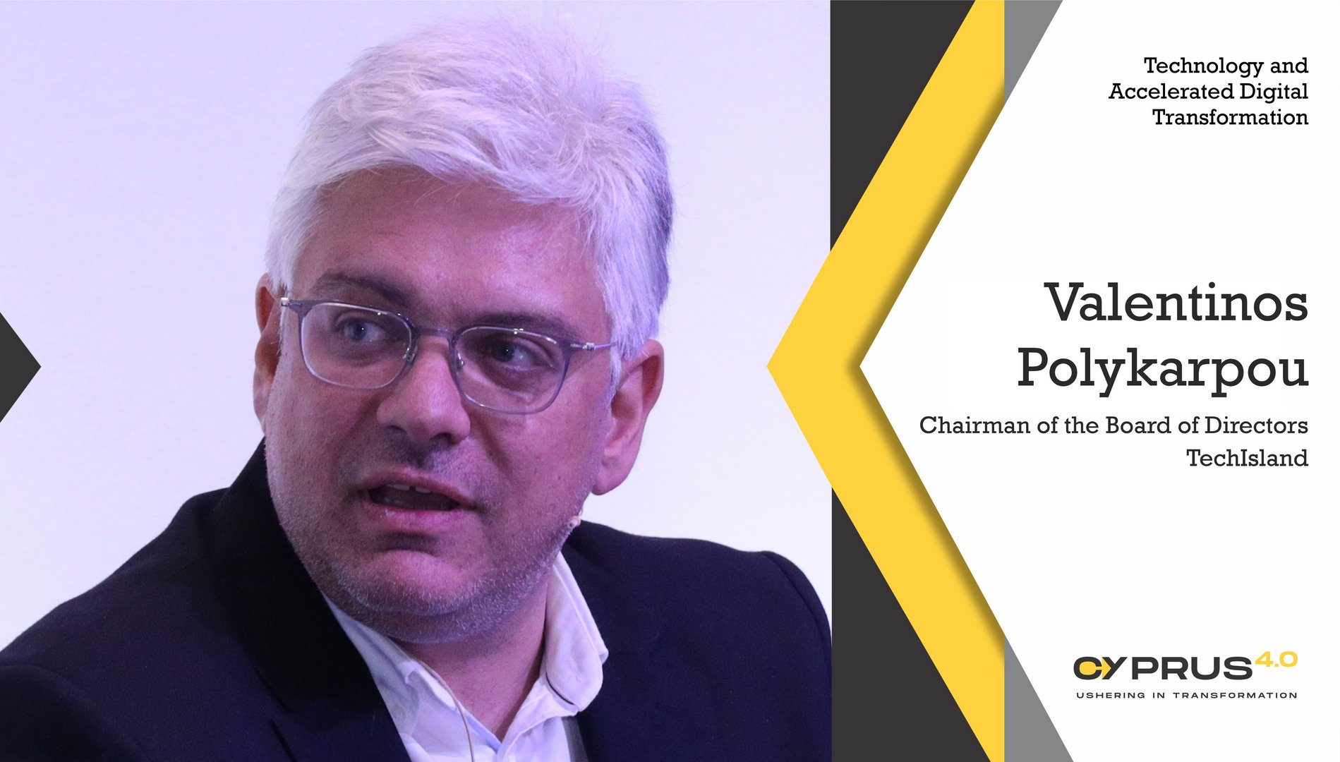 image Valentinos Polykarpou, Chairman of the Board of Directors, TechIsland