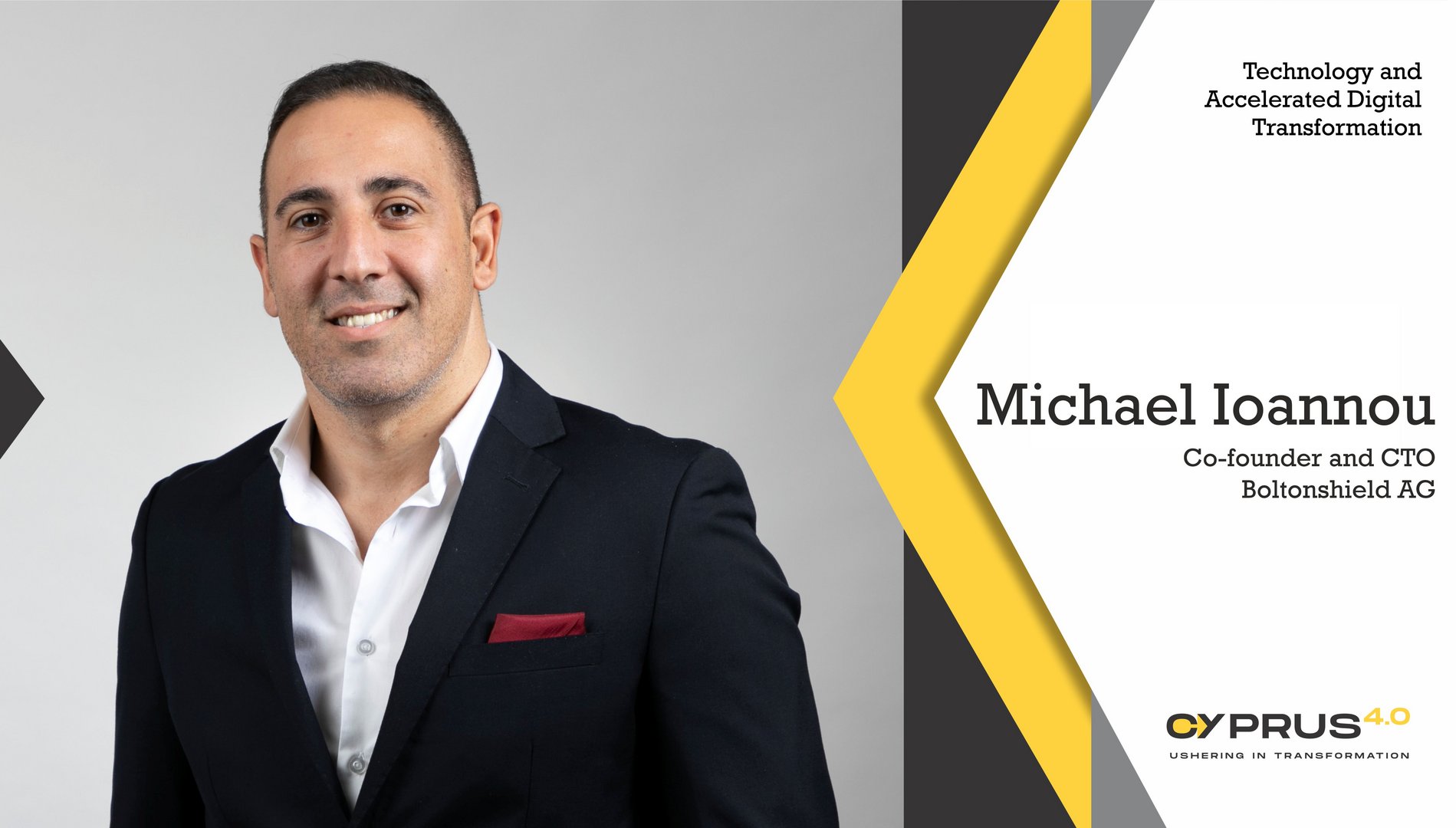 image Michael Ioannou, Co-founder and CTO, Boltonshield AG