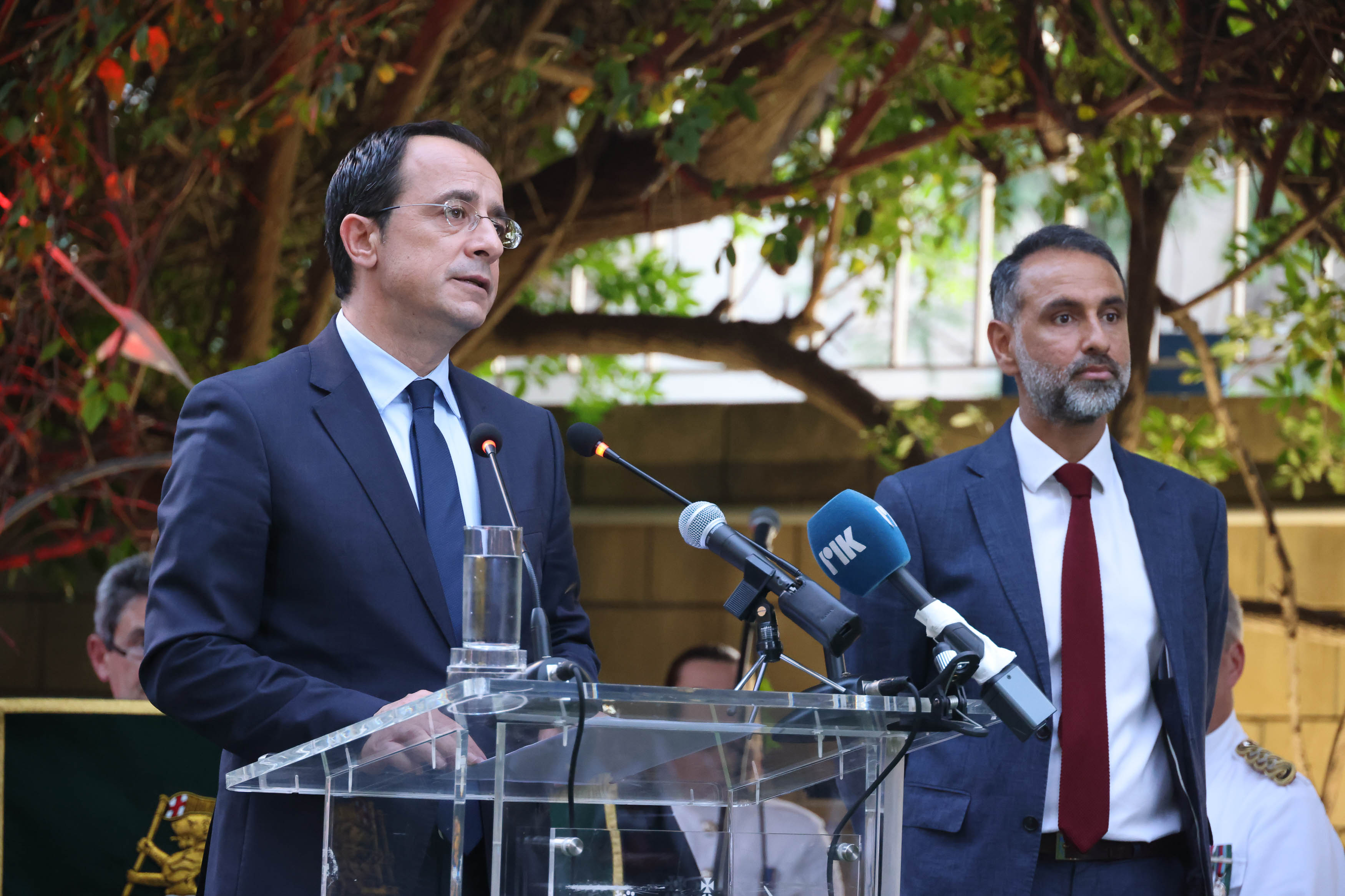 image UK support to efforts for a Cyprus solution is essential, President says