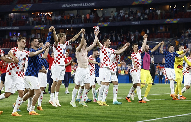image Croatia reach Nations League final after knocking out hosts Netherlands