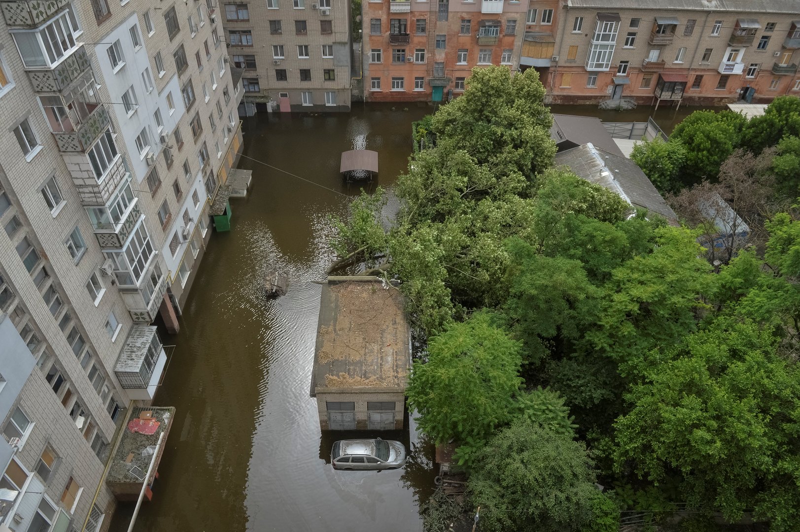 image Ukraine says Russia blew up Kakhovka dam to prevent offensive in south