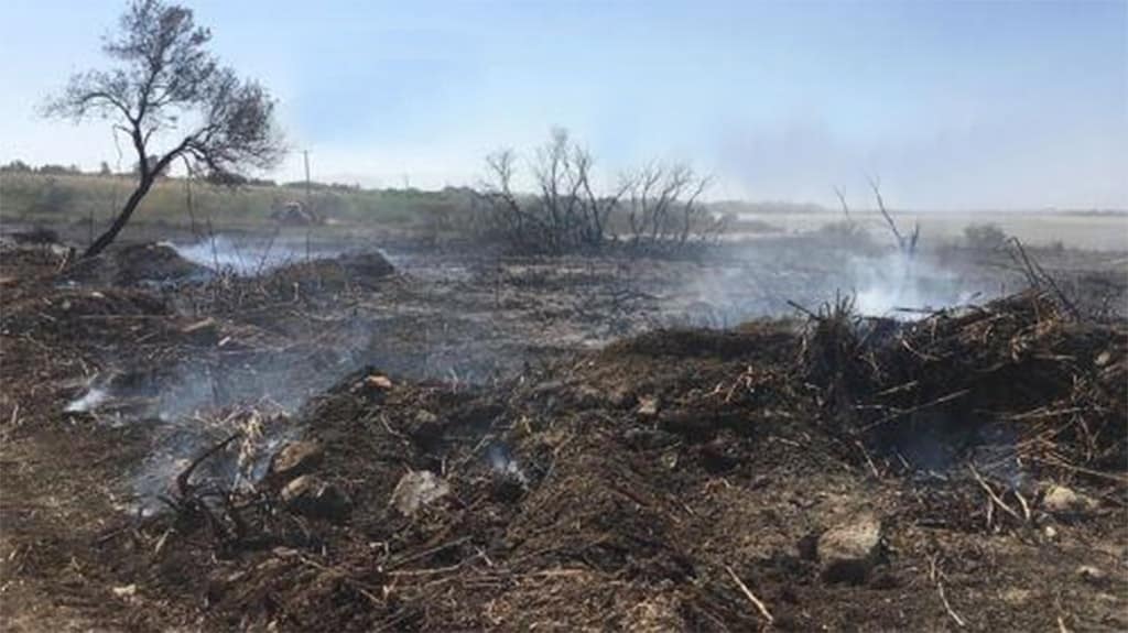 image Firefighters from both sides being blaze under control (updated)