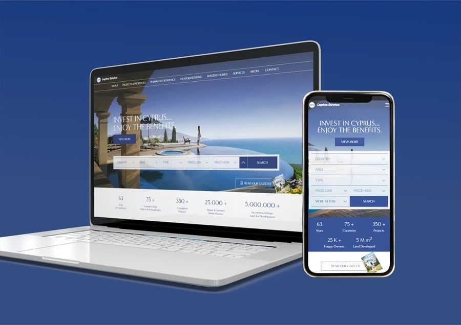 image Leptos Estates&#8217; state-of-the-art new website sets fresh standard