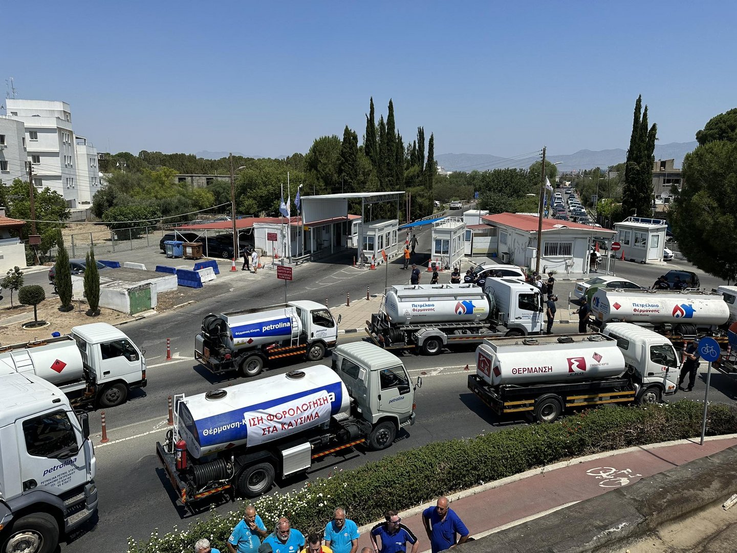 image Petrol dealers protest illegal fuel imports from north (with video, pics, update 2)