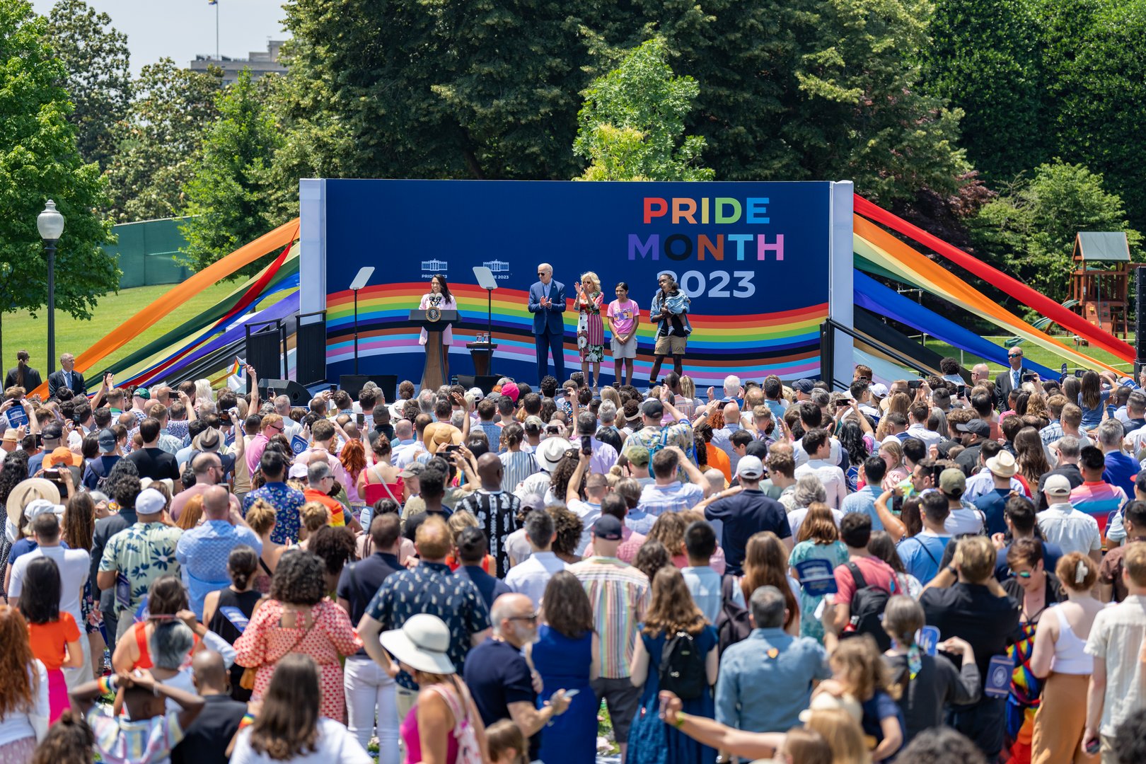image Bidens offer &#8216;joy&#8217; at White House Pride event as LGBTQ attacks mount