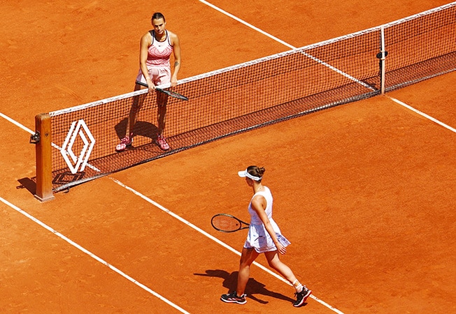 image Belarusian Sabalenka downs Ukrainian Svitolina at French Open