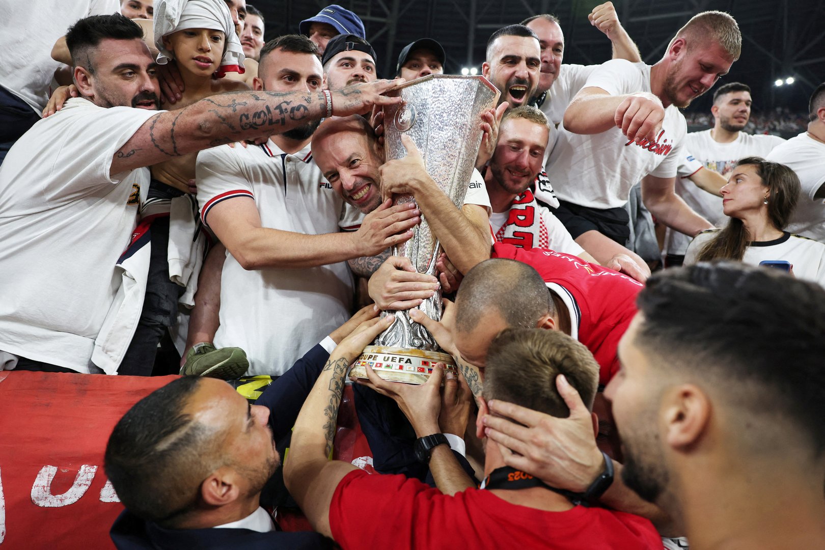 image Sevilla beat Roma 4-1 on penalties to win seventh Europa League title
