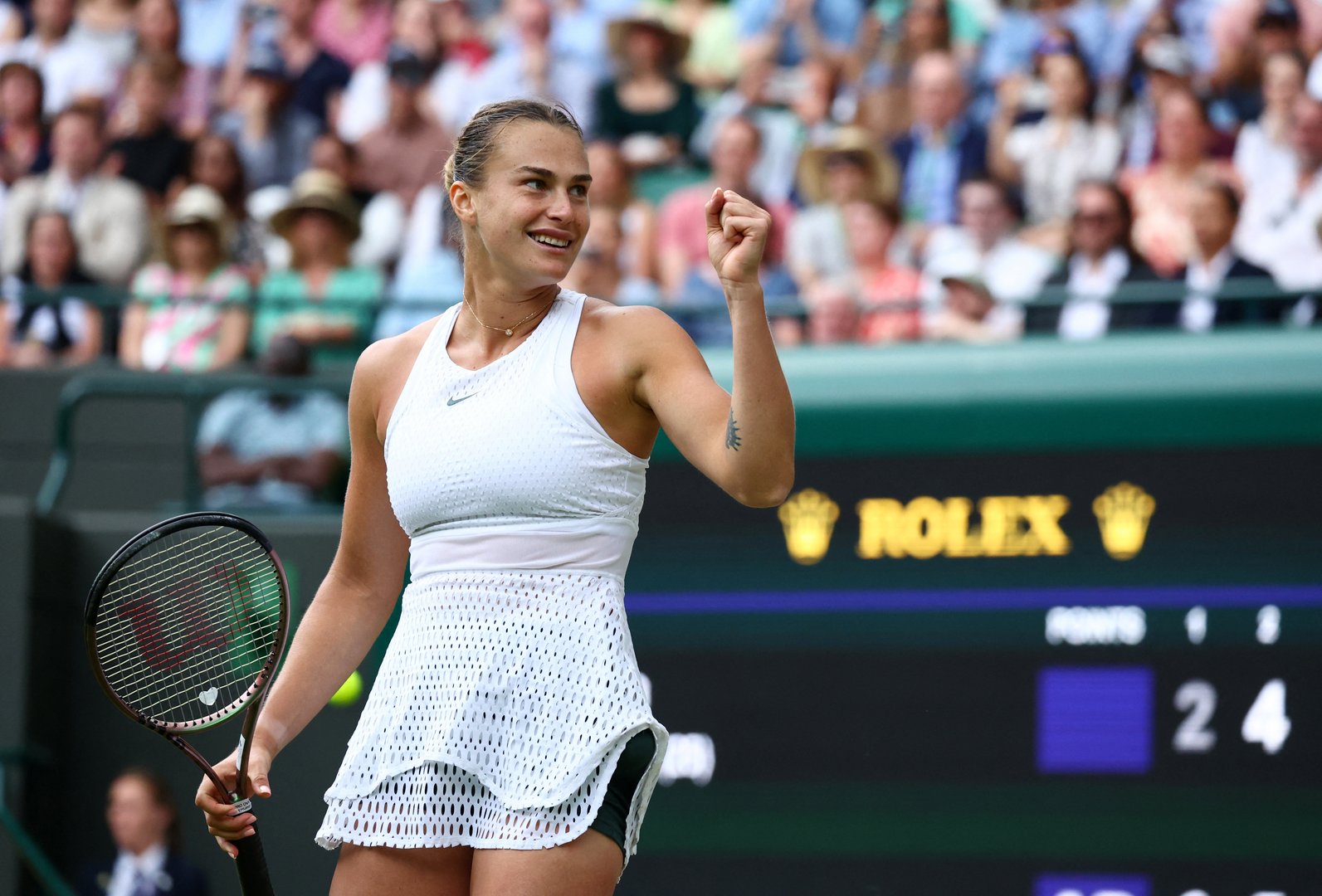 image Sabalenka overpowers Keys to book semi-final spot