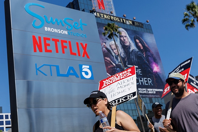 image Hollywood actors poised to strike and join writers on picket lines
