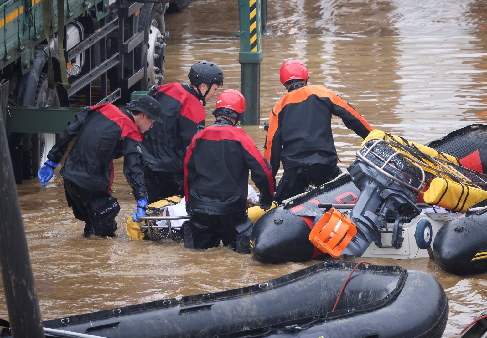 image South Korea flood death toll rises to 39, Yoon blames botched responses