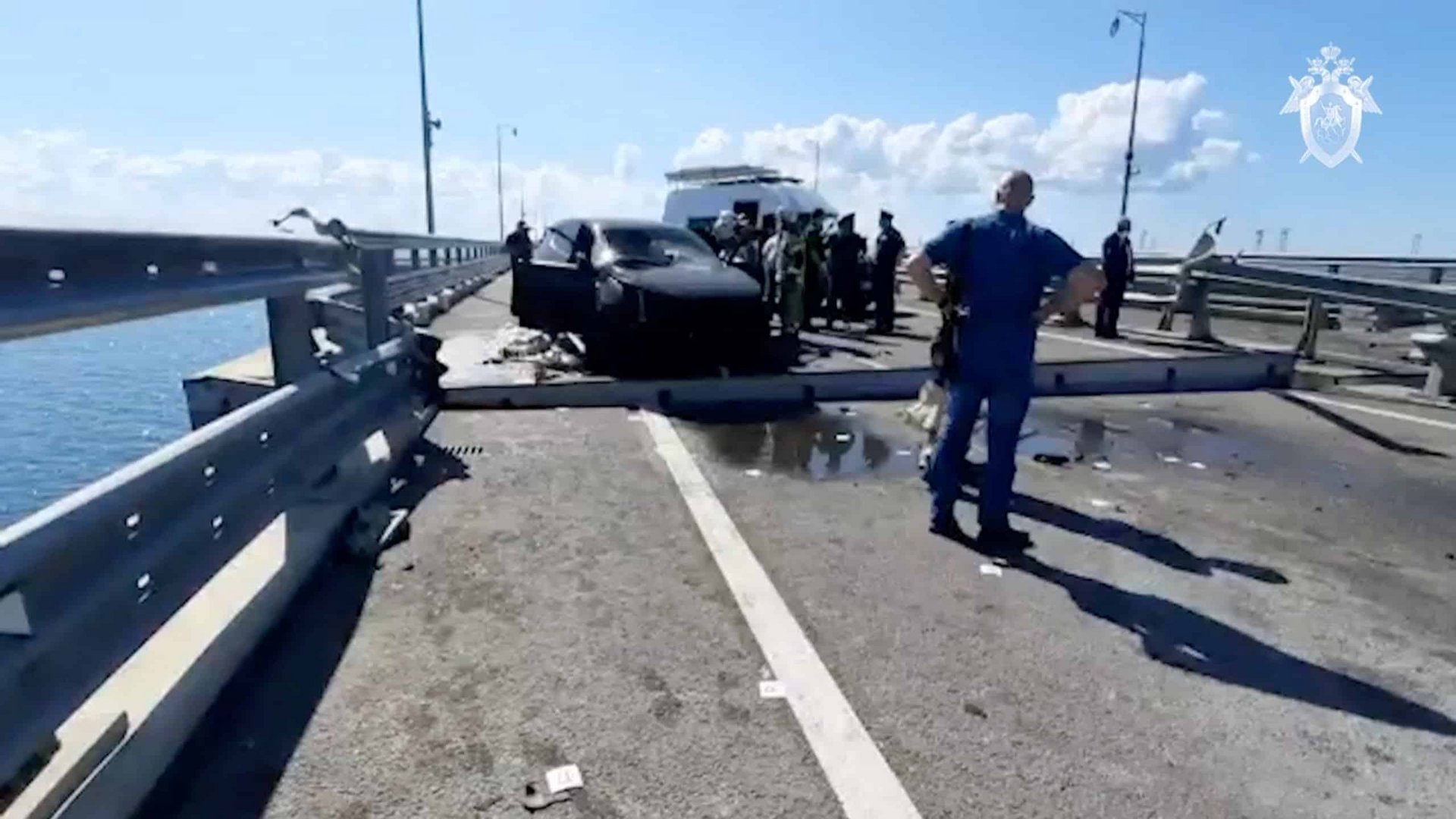 image Fire at military base in Crimea forces evacuations, highway closure