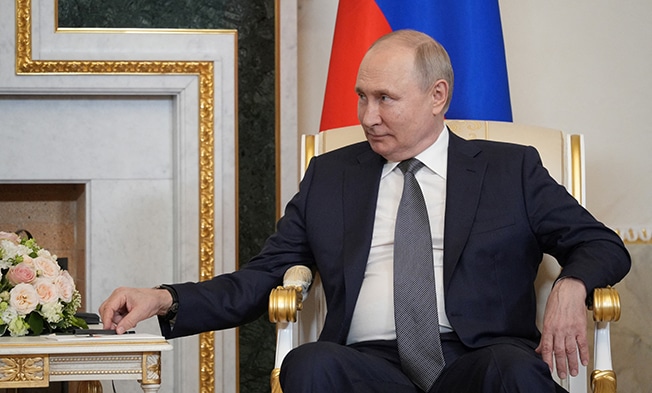 image Putin promises African leaders free grain despite &#8216;hypocritical&#8217; Western sanctions