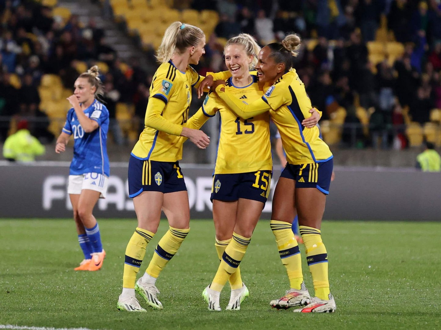 image Sweden scorch Italy 5-0 to reach World Cup knockout stage