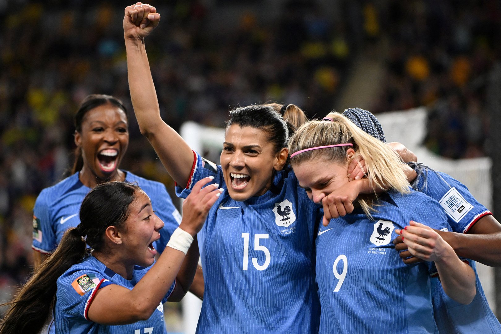 image Renard header earns France late victory over Brazil