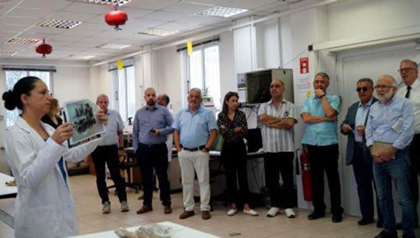 image Members of GC, TC parties jointly visit missing persons lab