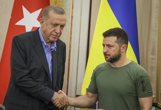 image Zelenskiy, Erdogan to discuss grain deal, prisoner swaps