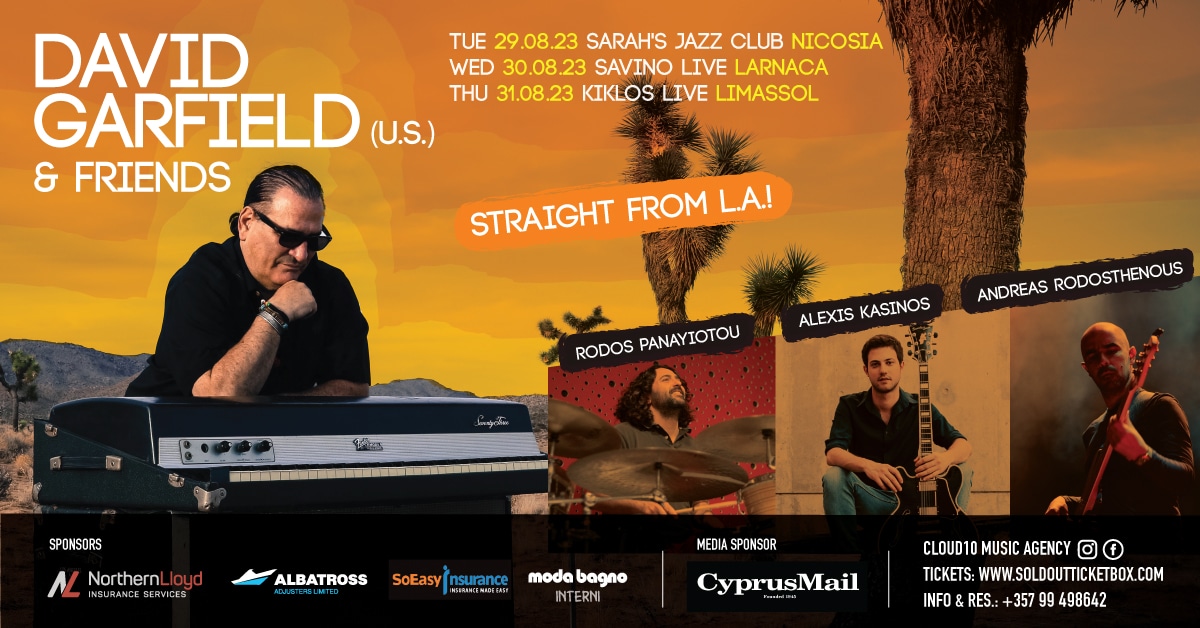 image Well-known musician in three iconic Cyprus shows